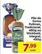 Carrefour Pullman - pão de forma tradicional, ou wickbold, integral oferta