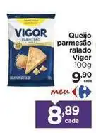 Carrefour Vigor - queijo parmesão ralado oferta