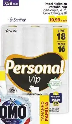 Carrefour Personal vip - papel higiênico oferta