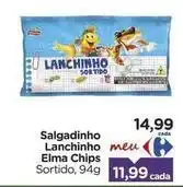 Carrefour Elma chips - salgadinho lanchinho meu oferta