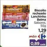 Carrefour Sabores - biscoito recheado lanchinho oferta