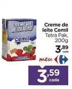 Carrefour Cemil - creme de leite oferta