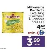 Carrefour Predilecta - milho-verde oferta