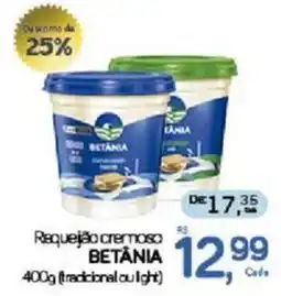 Cometa Supermercados Requeijão cremoso betânia oferta