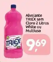 Supermercados Nori Alvejante triex sem cloro 2 litros white ou multiuso oferta