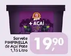 Supermercados Nori Sorvete Pimpinella de Açaí Pote oferta