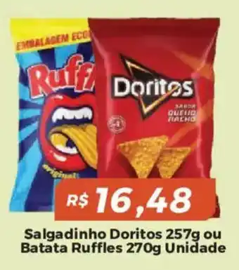 Mart Minas Salgadinho Doritos ou Batata Ruffles oferta