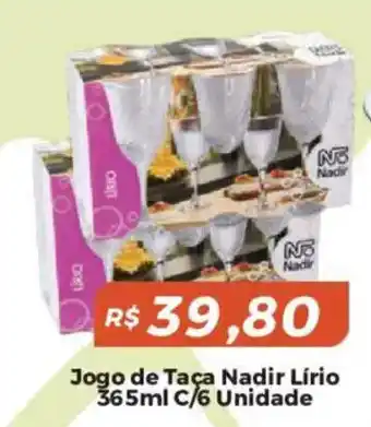 Mart Minas Jogo de Taça Nadir Lírio oferta