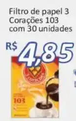 Supermercados Savegnago Filtro de papel 3 Corações 103 oferta