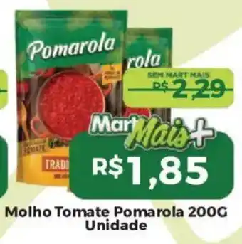 Mart Minas molho tomate pomarola oferta