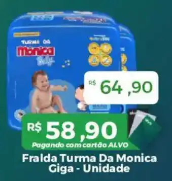 Mart Minas Fralda turma da monica giga oferta