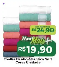 Mart Minas Toalha Banho Atlântica Sort Cores Unidade oferta