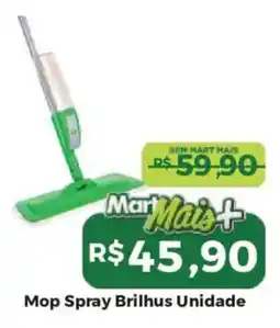 Mart Minas Mop Spray Brilhus Unidade oferta