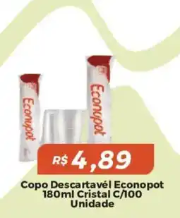Mart Minas Copos descartável econopot oferta
