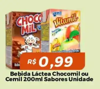 Mart Minas Bebida Láctea Chocomil ou Cemil oferta