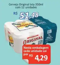 Supermercados Savegnago Cerveja original oferta