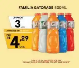 Supermercados Savegnago Família gatorade oferta