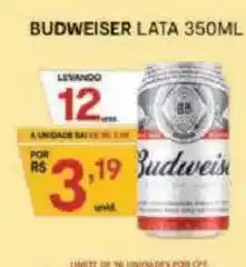 Supermercados Savegnago budweiser lata oferta