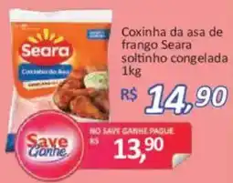 Supermercados Savegnago Coxinha da asa de frango Seara soltinho congelada oferta