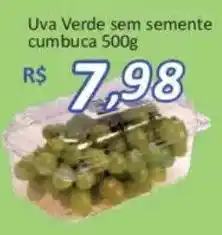 Supermercados Savegnago Uva verde sem semente cumbuca oferta