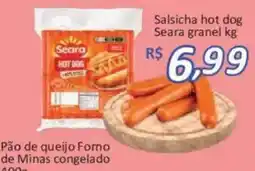 Supermercados Savegnago Salsicha hot dog Seara granel kg oferta