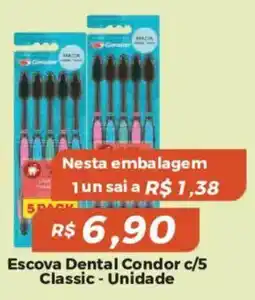 Mart Minas Escova Dental Condor c/5 Classic oferta