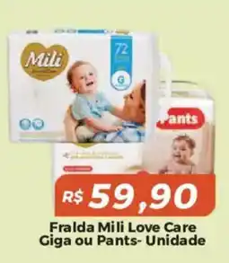 Mart Minas Fralda mili love care oferta