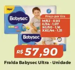 Mart Minas Fralda babysec ultra oferta