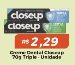 Mart Minas Creme Dental Closeup oferta