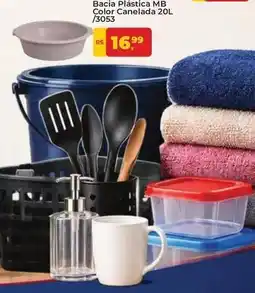 Tonin Superatacado Mb - bacia plástica mb color canelada oferta