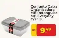 Tonin Superatacado Mb - conjunto caixa organizadora evoryday oferta