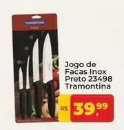 Tonin Superatacado Inox - jogo de facas preto tramontina oferta