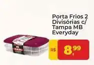 Tonin Superatacado Mb - porta frios 2 divisorias c/ tampa oferta