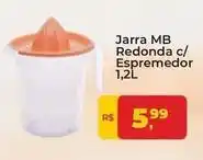 Tonin Superatacado Mb - jarra mb redonda c/ espremedor oferta