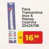 Tonin Superatacado Tramontina - faca inox 6 plenos cozinha oferta