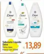 Atacadão Dove - sabonete líquido oferta