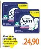Atacadão Sym - absorvente noturno oferta