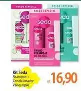Atacadão Seda - kit shampoo + condicionador varios tipos oferta