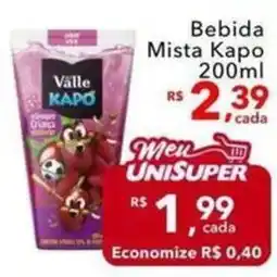 UniSuper Bebida mista kapo oferta