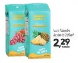 Asun Suco simples oferta