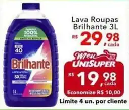 UniSuper Lava Roupas Brilhante oferta