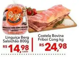UniSuper Linguiça berg salsichão oferta