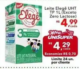 UniSuper Leite elegê uht oferta