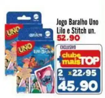 Jogo Baralho Uno Lilo e Stitch un.