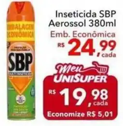 UniSuper Inseticida sbp aerossol oferta