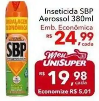 UniSuper Inseticida sbp aerossol oferta