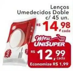UniSuper Lenços Umedecidos Doble oferta