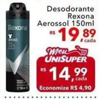 UniSuper Desodorante rexona aerossol oferta