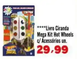 Rede Top Livro Ciranda Mega Kit Hot Wheels oferta