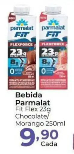 Super Kan Bebida Parmalat Fit Flex 23g Chocolate/ Morango oferta